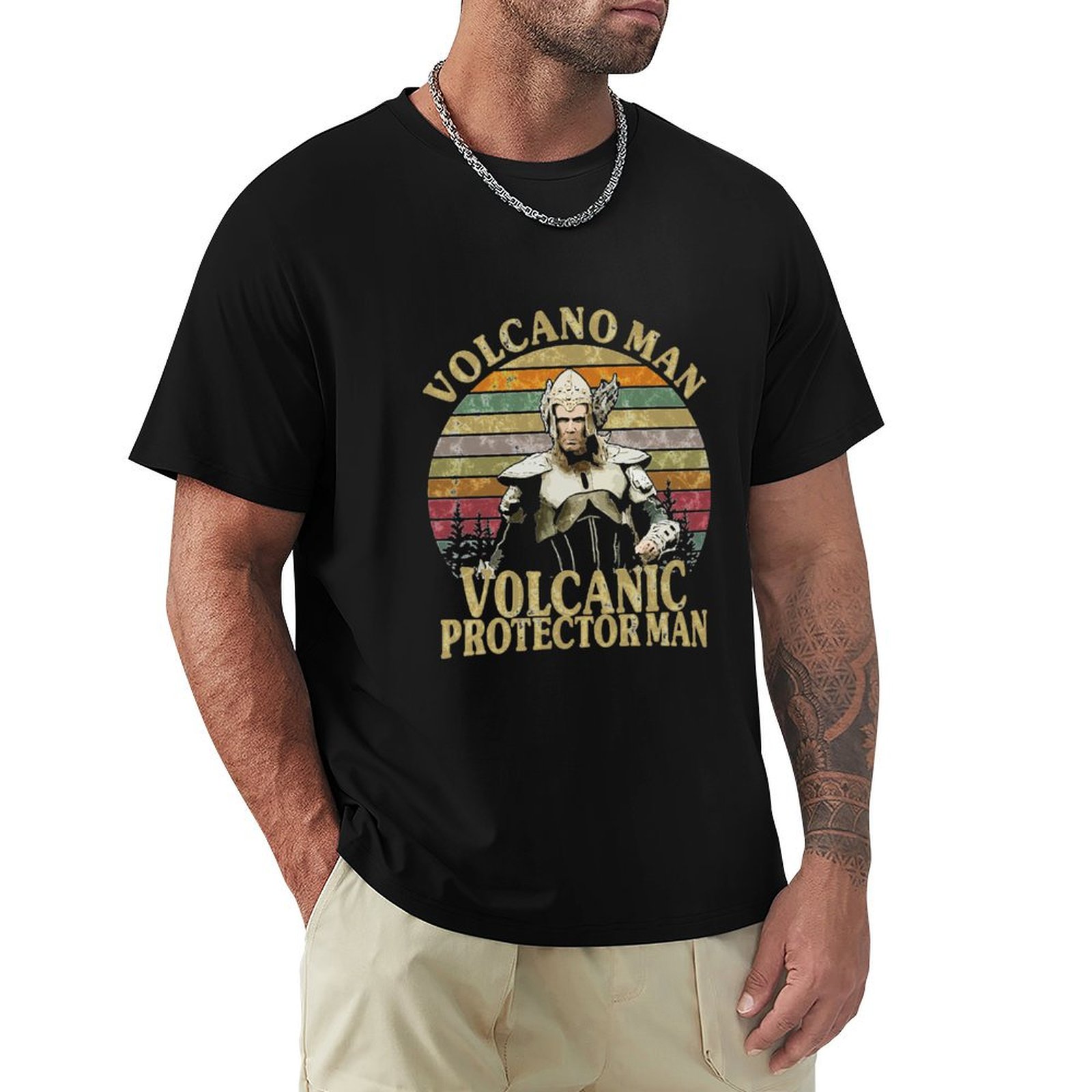 Street Fashion Essentials - Camiseta esencial de Volcano Man, camiseta