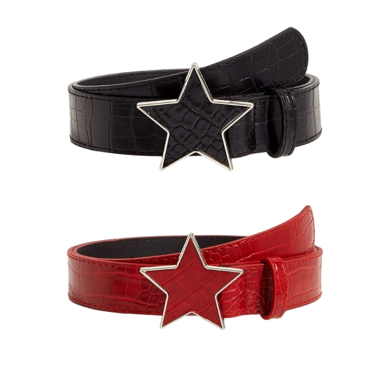 Street Fashion Reference - Cinturón Punk ajustable, accesorio Unisex, pretina