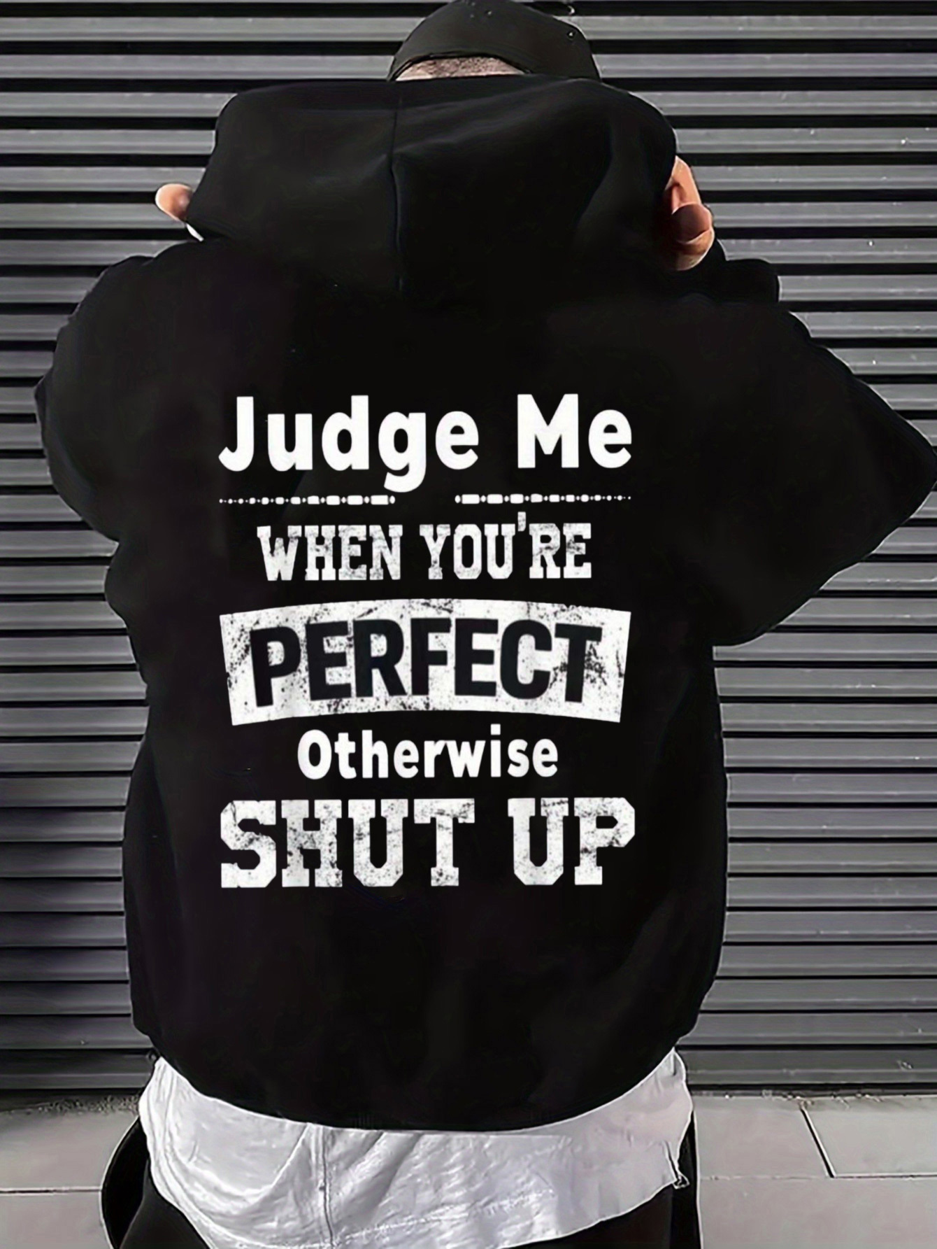 Street Fashion Urban - Sudadera con Capucha para Hombre con