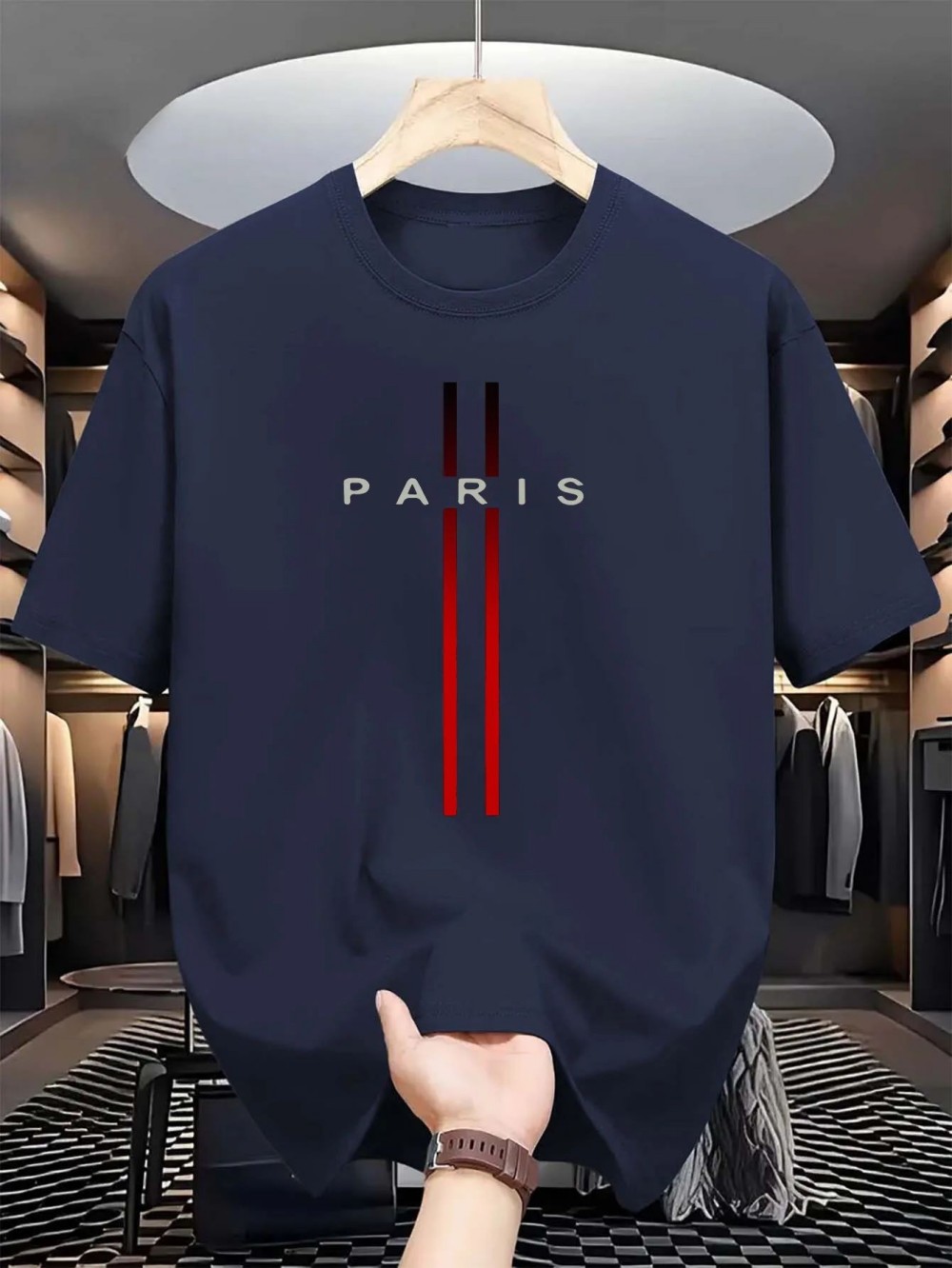 Street Fashion Paris - Camiseta deportiva con estampado 3D de