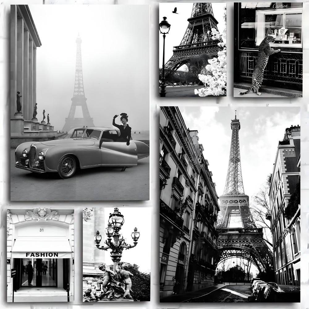 Street Fashion Paris - Póster de la Torre Eiffel en