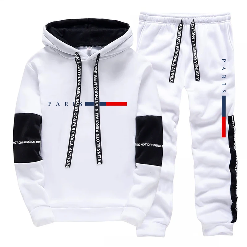 Street Fashion Paris - Conjunto Deportivo para Hombre, Sudadera con
