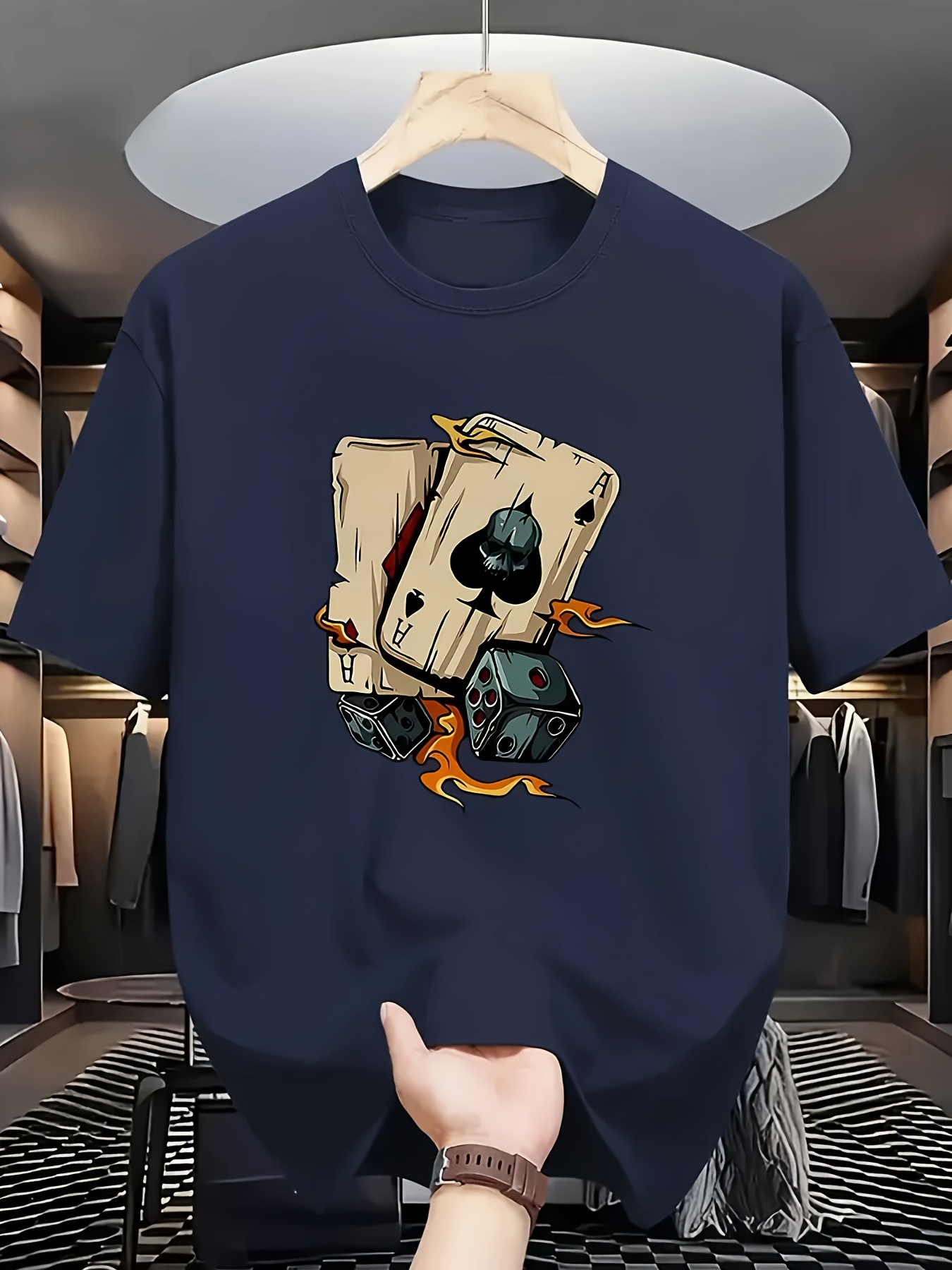 Street Fashion Urban - Camiseta Gráfica Casual para Hombre -