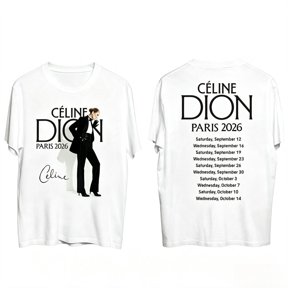 Street Fashion Paris - Camiseta de la gira de Celine