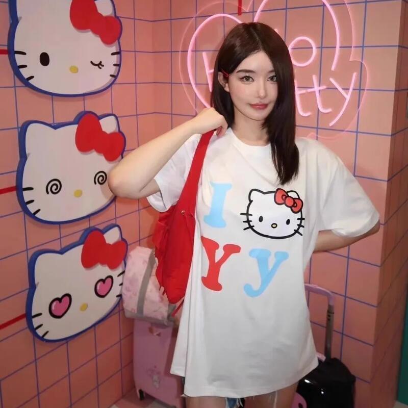 Street Summer Fashion - Camiseta Unisex de Manga Corta Sanrio