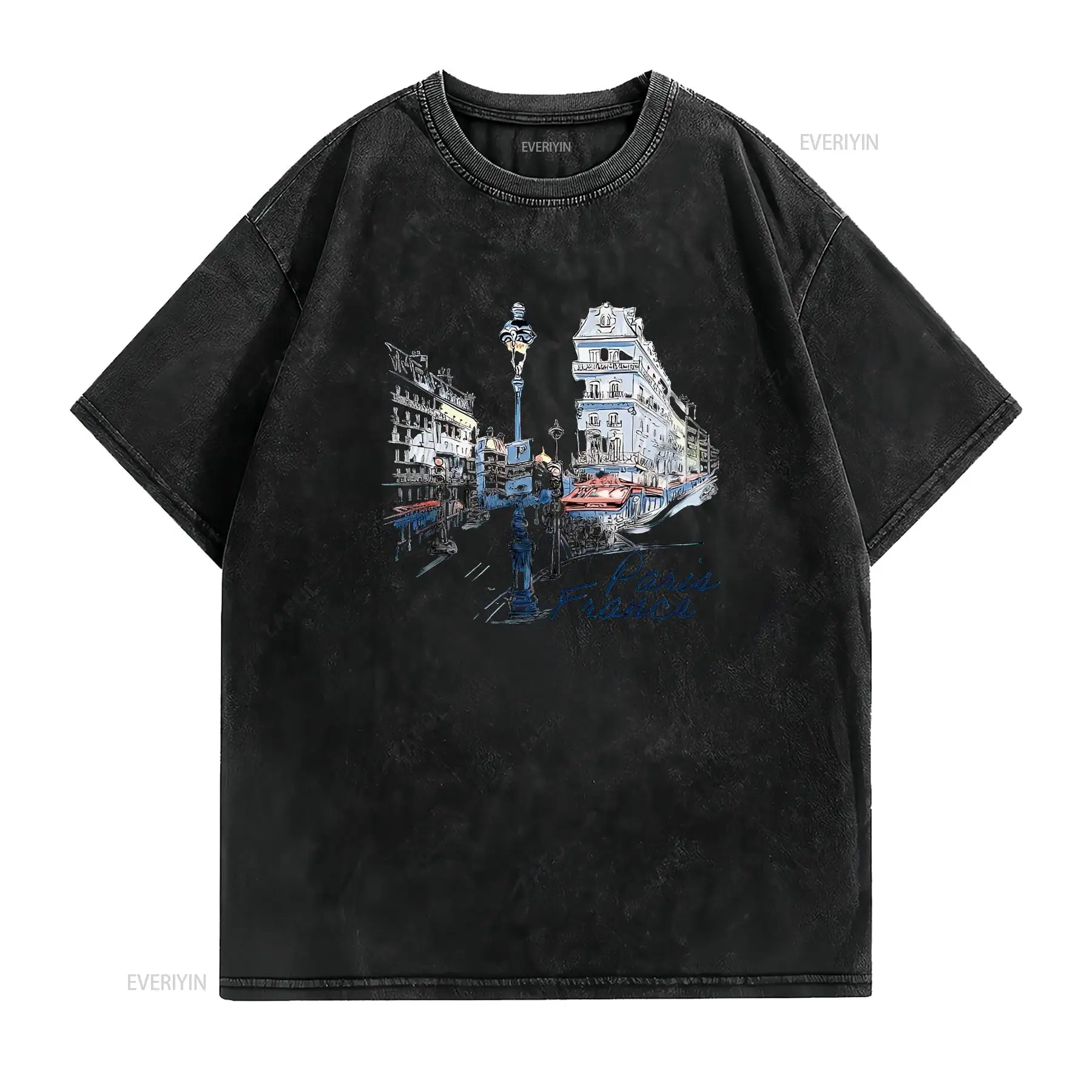 Camiseta de recuerdo de París, - Street Fashion Paris reseña y precio