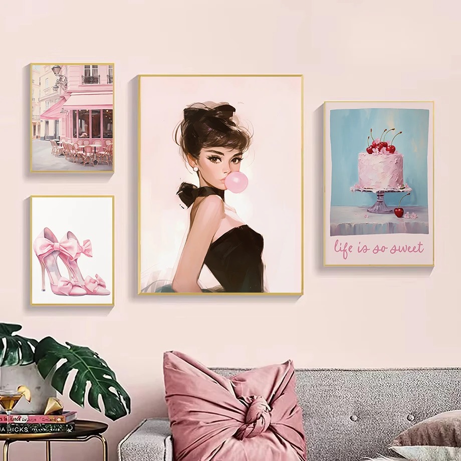 Coquette-Póster de postre de c - Street Fashion Paris reseña y precio