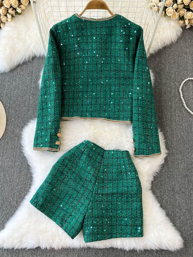 Conjunto de dos piezas a cuadr - Street Fashion Jacket reseña y precio
