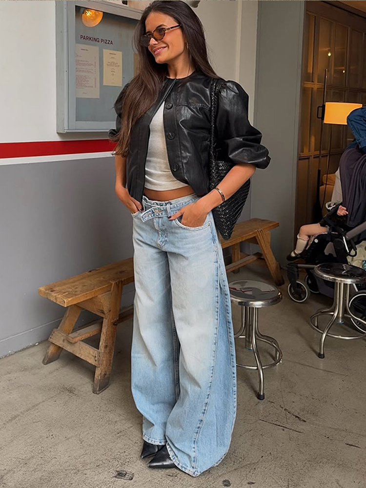 Pantalones Vaqueros de Mezclil - Street Fashion Urban reseña y precio