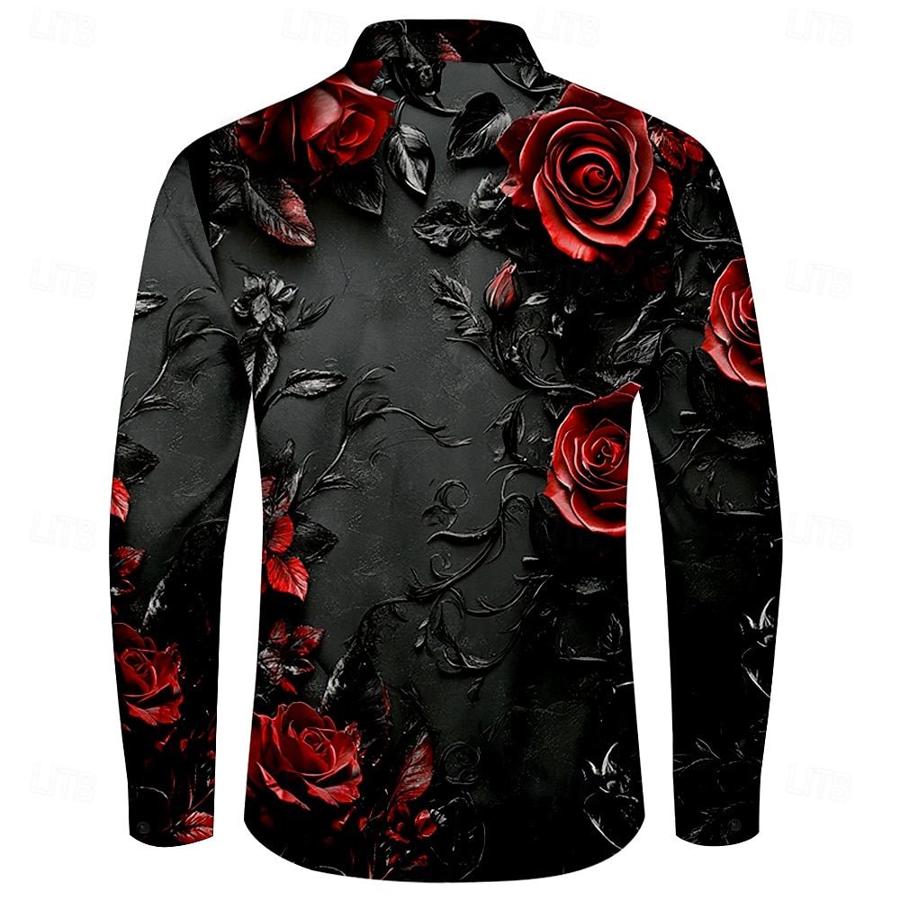Camisa 3D informal de manga la - Street Fashion Shanghai reseña y precio
