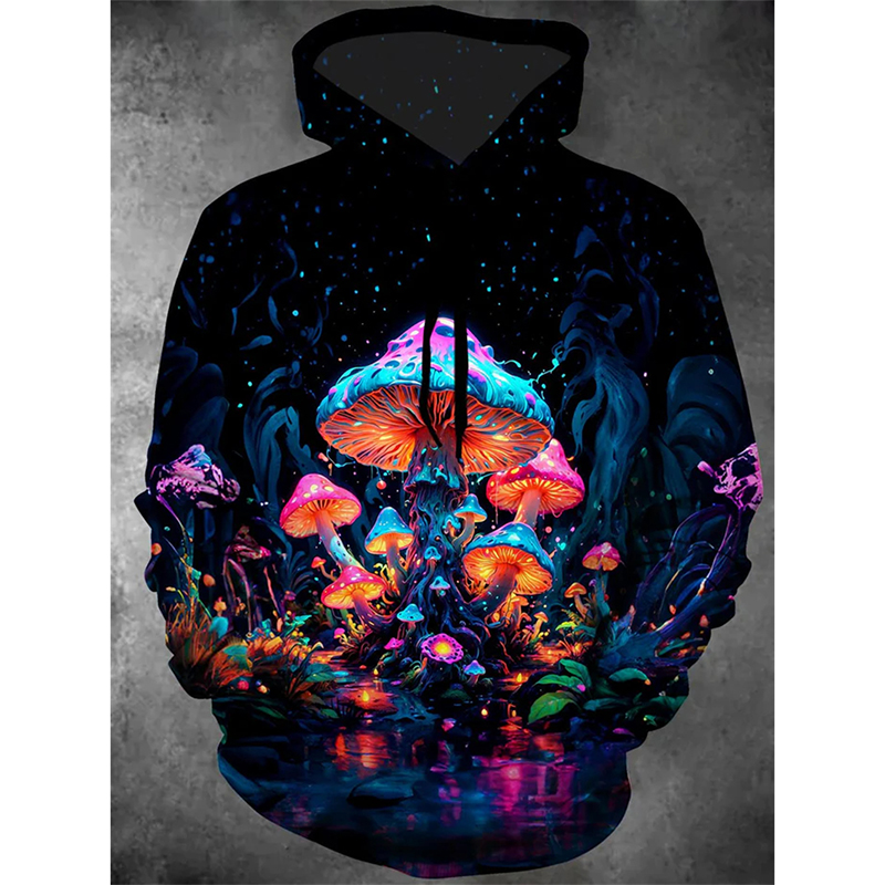 Sudadera con capucha de setas  - Street Fashion Essentials reseña y precio