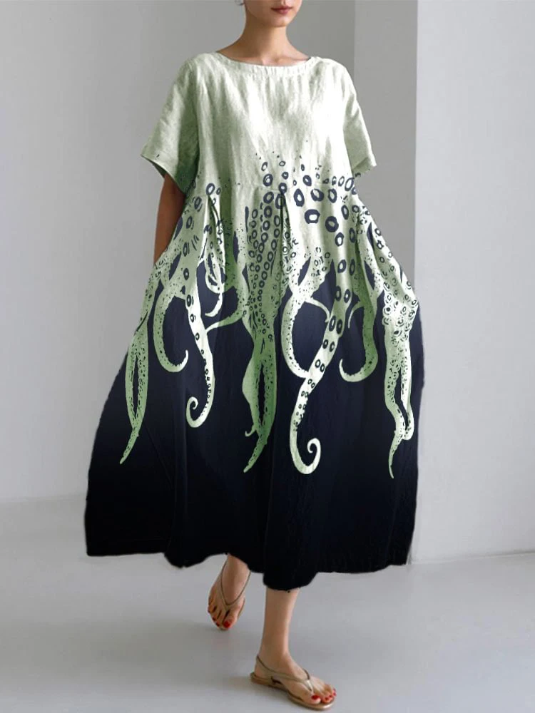 Vestido informal holgado de ot - Street Fashion Shanghai reseña y precio
