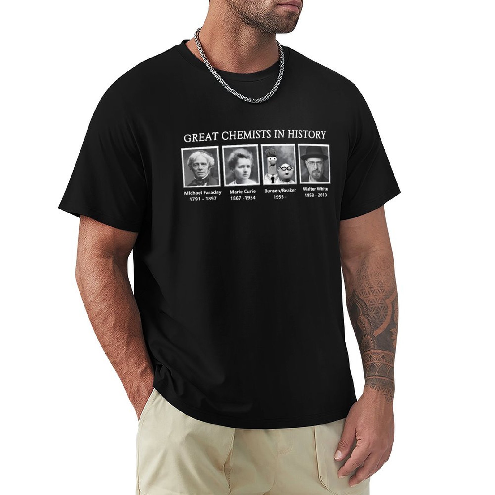 Camiseta de los grandes químic - Street Fashion History reseña y precio