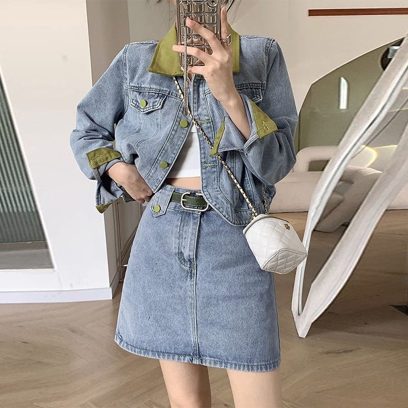 Abrigos de mezclilla, minifald - Street Fashion Jacket reseña y precio