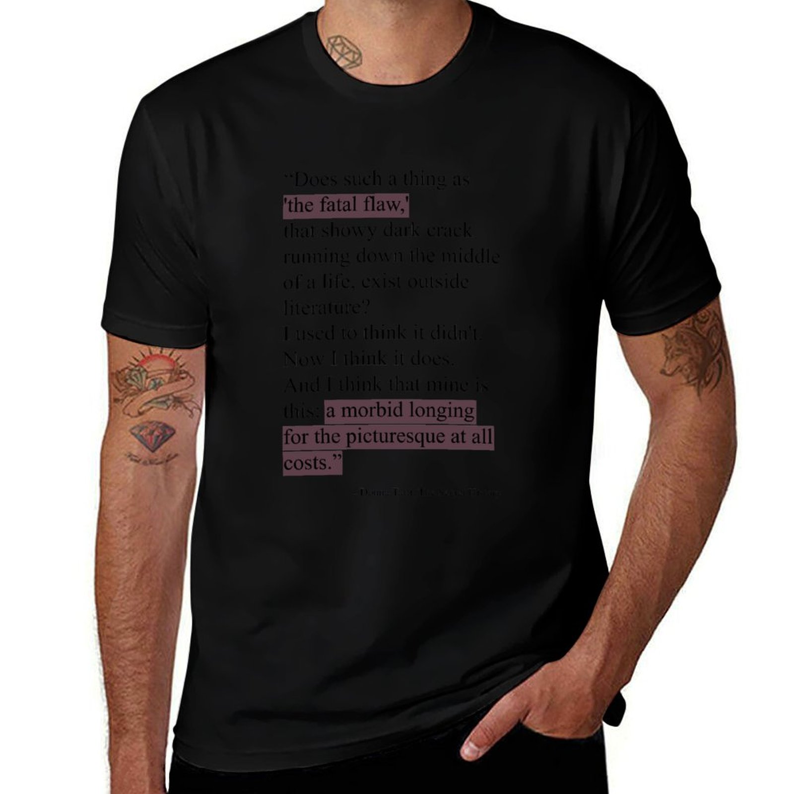 Camiseta con cita de The Secre - Street Fashion History reseña y precio