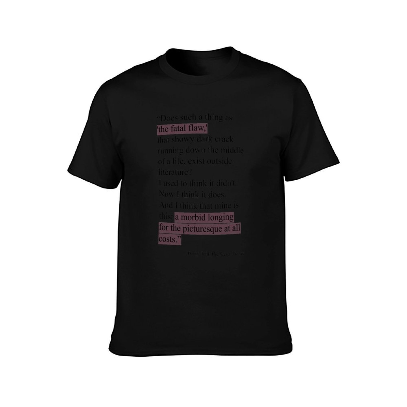 Camiseta con cita de The Secre - Street Fashion History reseña y precio