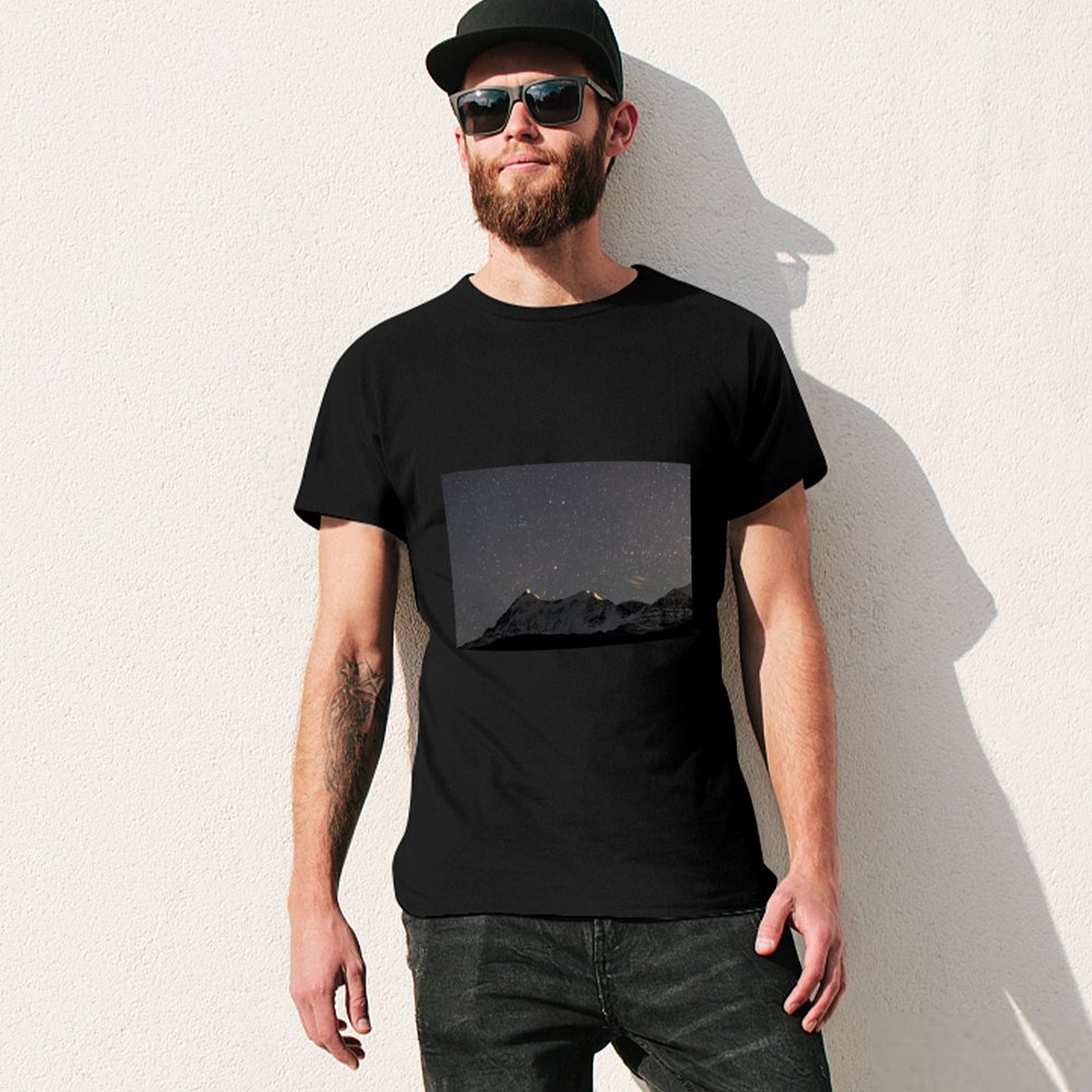 Camiseta con estampado de estr - Street Fashion India reseña y precio