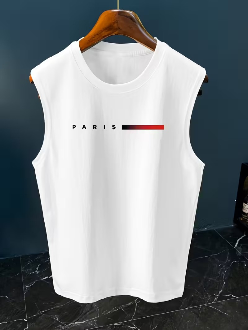Camiseta sin mangas minimalist - Street Fashion Paris reseña y precio