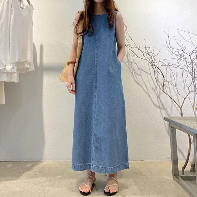 Vestido largo de moda con esco - Street Fashion Shanghai reseña y precio