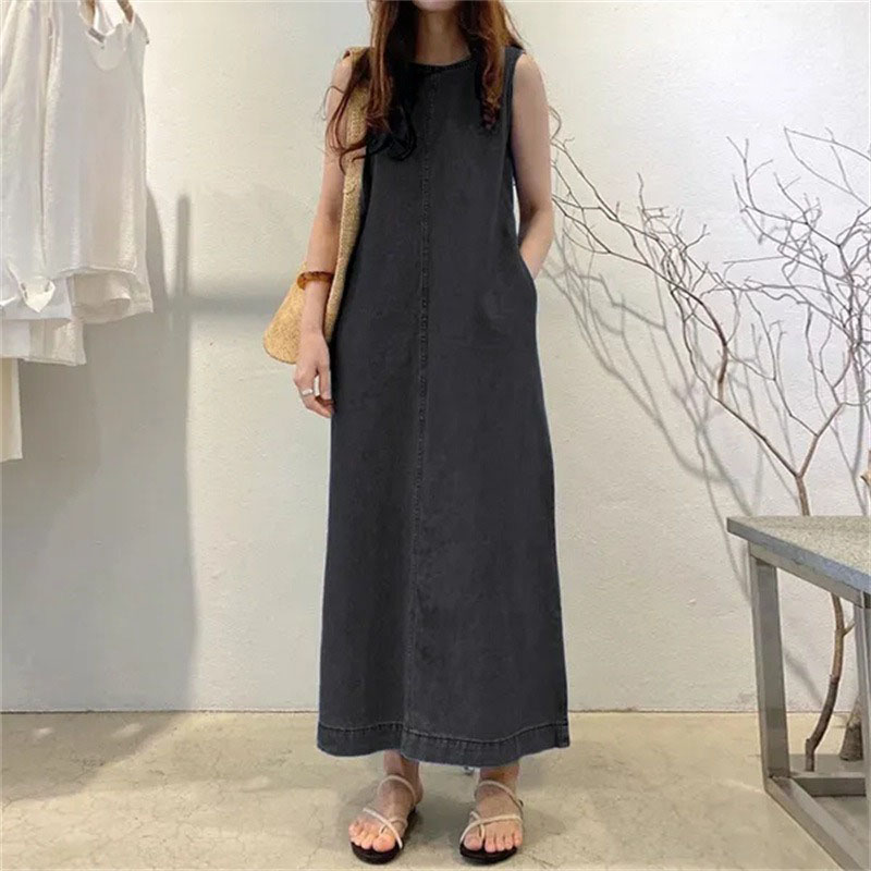 Vestido largo de moda con esco - Street Fashion Shanghai reseña y precio