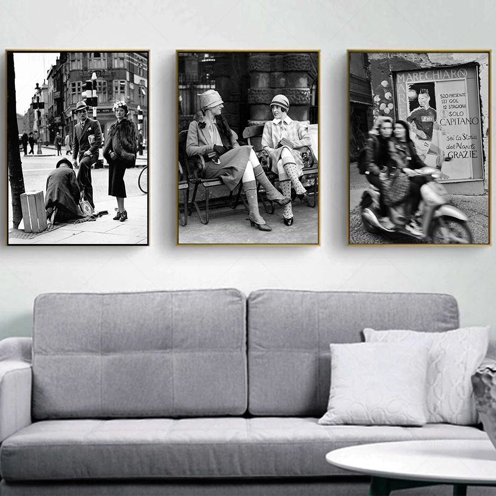 Impresión de fotografía Vintag - Street Fashion Paris reseña y precio