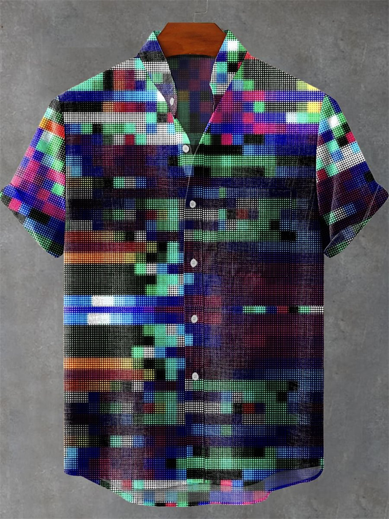 Camisa de manga corta para hom - Street Fashion Shanghai reseña y precio